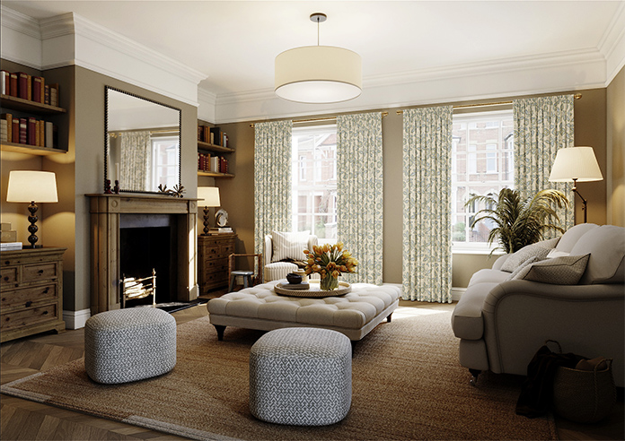Land & Shore River, Green - Made to Measure Curtains - Image 7